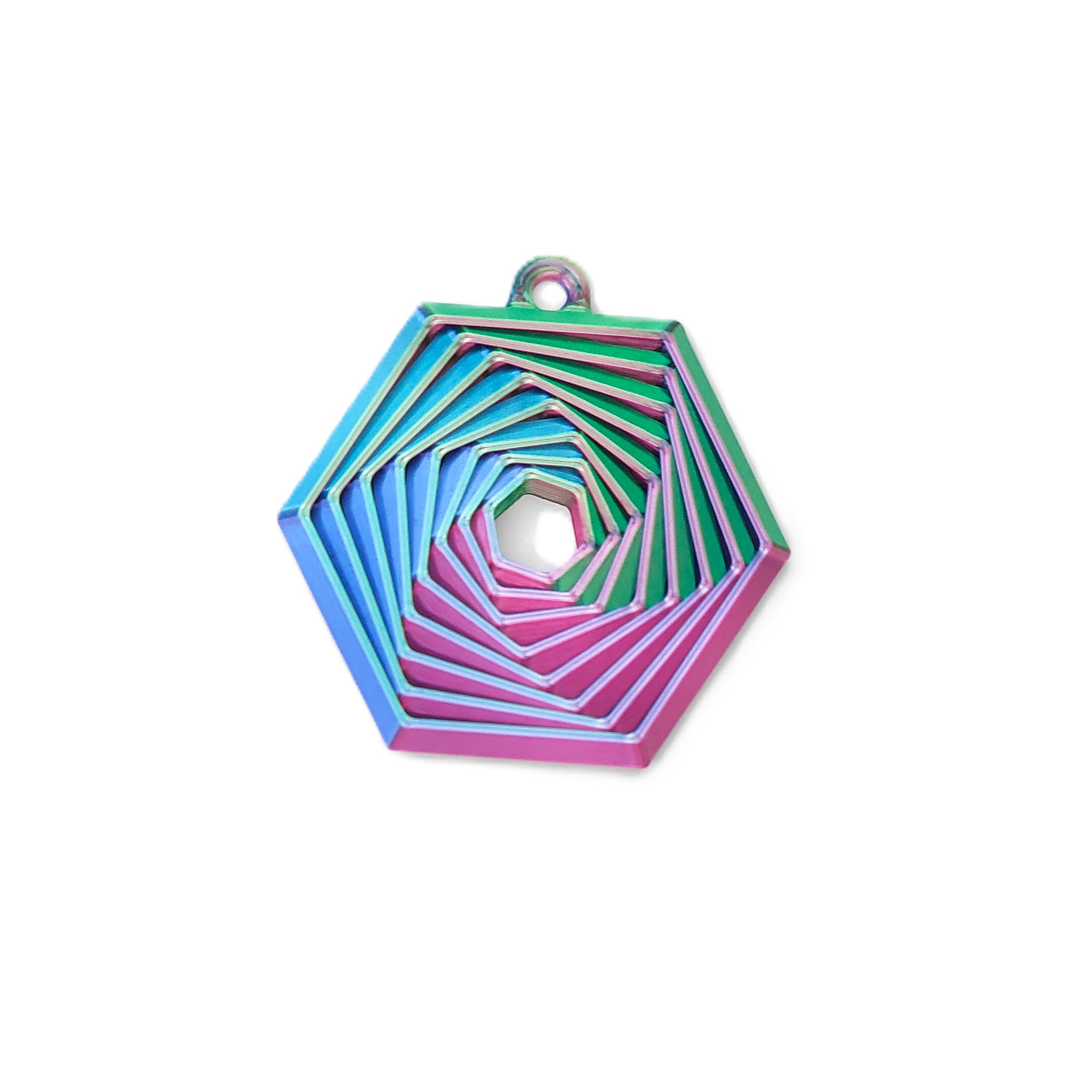 Brelok Hexagon Aurora